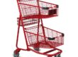Premium double deck shopping trolley for supermarkets
