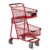 Premium double deck shopping trolley for supermarkets