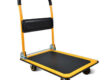 Foldable platform trolley for home storage and shopping