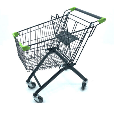 High-quality supermarket shopping trolley for grocery stores