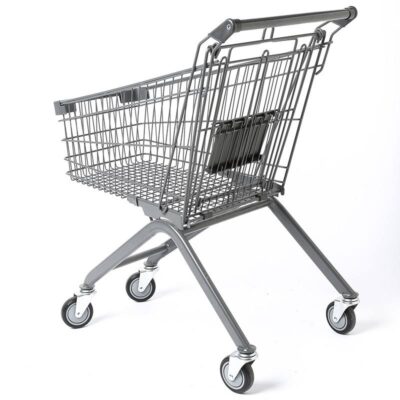 High-quality supermarket shopping trolley for grocery stores
