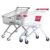 High-quality supermarket shopping trolley for grocery stores