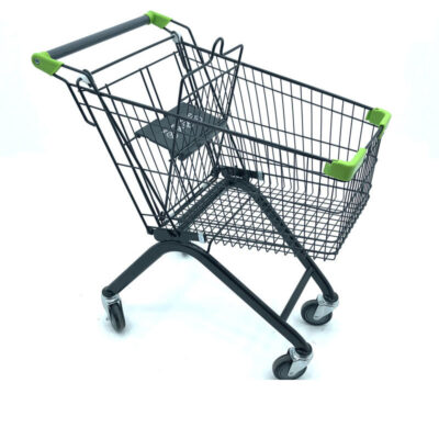 High-quality supermarket shopping trolley for grocery stores