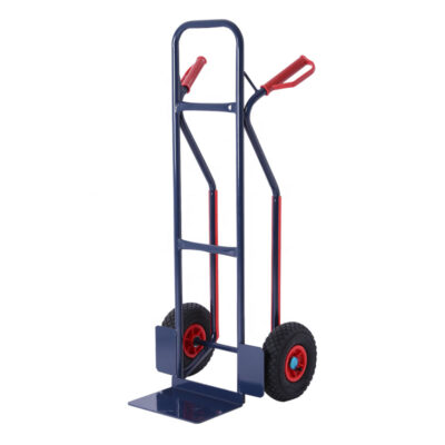 Heavy-duty industrial trolley for warehouse transportation