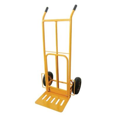 Heavy-duty industrial trolley for warehouse transportation