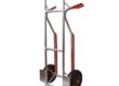 Heavy-duty industrial trolley for warehouse transportation