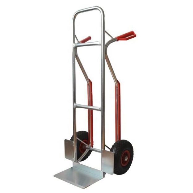 Heavy-duty industrial trolley for warehouse transportation
