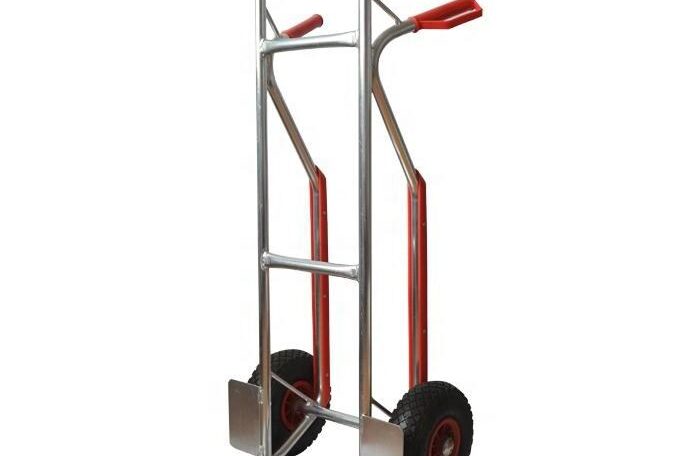 Heavy-duty industrial trolley for warehouse transportation