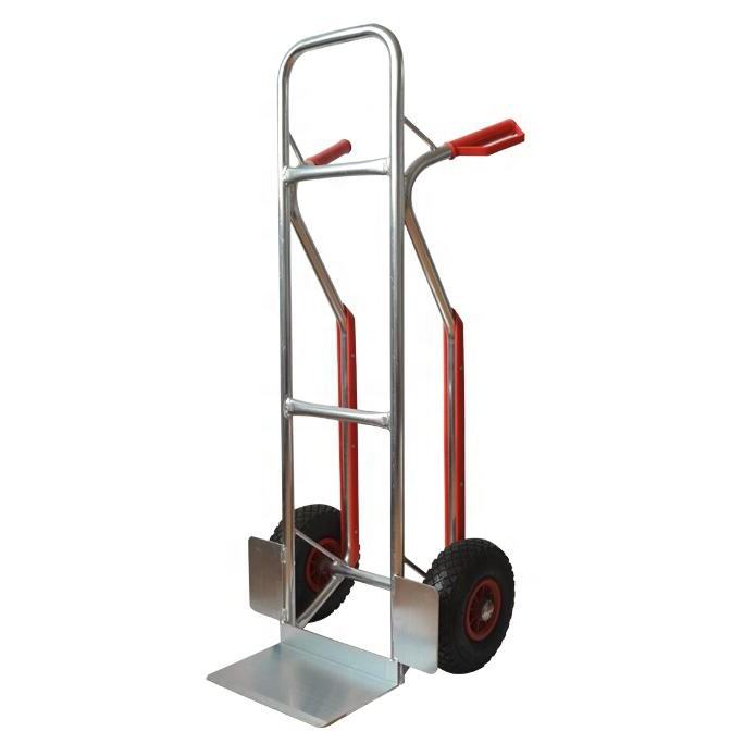 Heavy-duty industrial trolley for warehouse transportation