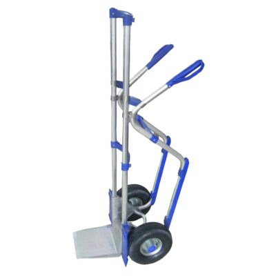 Heavy-duty industrial trolley for warehouse transportation