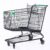 Heavy-duty supermarket shopping trolley for retail use