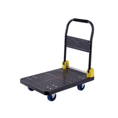 Industrial trolley for loading and transport in warehouses