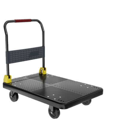 Industrial trolley for loading and transport in warehouses