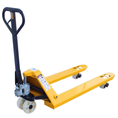 Material handling hand pallet truck for warehouse loading