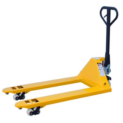 Material handling hand pallet truck for warehouse loading