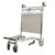 Passenger luggage airport trolley with ergonomic handle