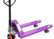 Warehouse loading hand pallet truck with reinforced frame