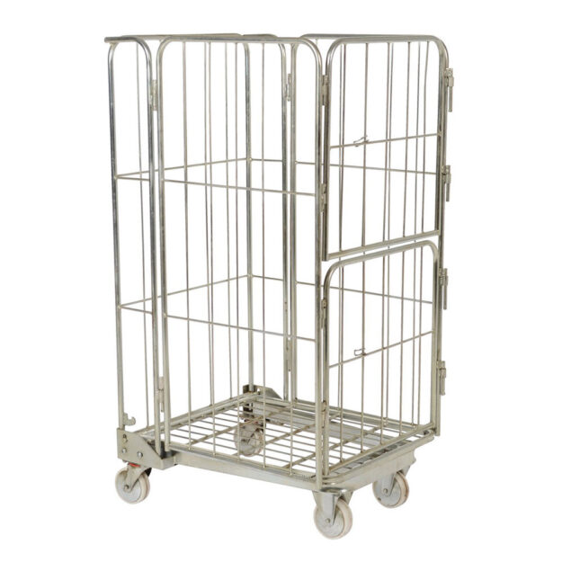 Heavy-Duty Industrial Trolley for Cargo Transport (1) Warehouse cargo transport industrial trolley