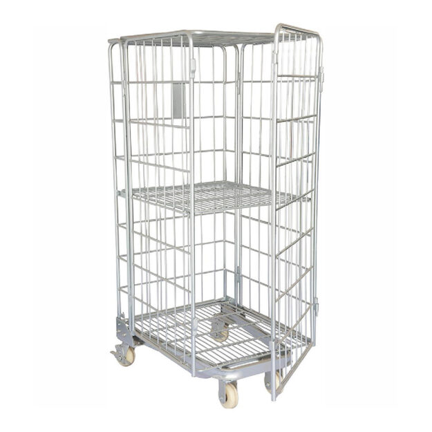 Heavy-Duty Industrial Trolley for Cargo Transport (3) Warehouse cargo transport industrial trolley