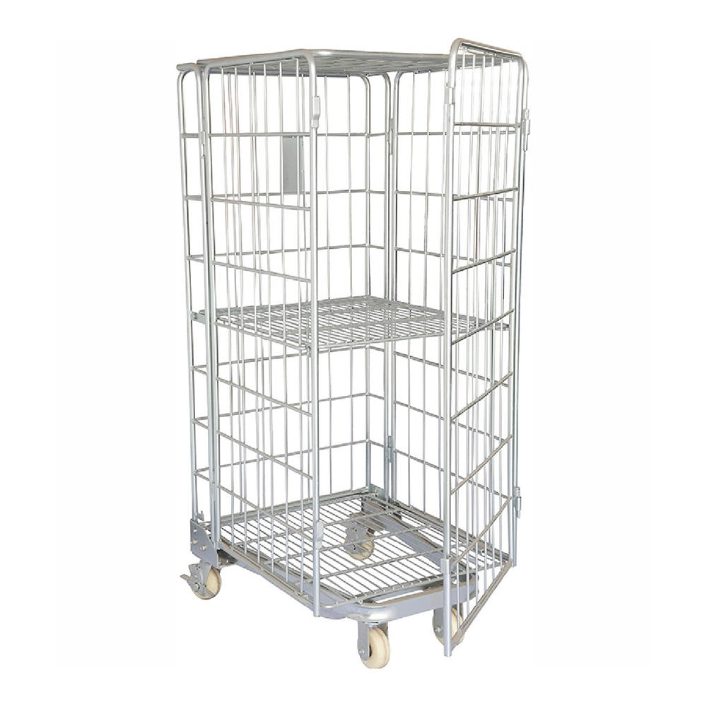 Heavy-Duty Industrial Trolley for Cargo Transport (3) Warehouse cargo transport industrial trolley