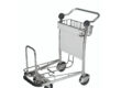 Stainless steel airport trolley for heavy luggage transport