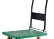 Green platform foldable industrial trolley for warehouse use